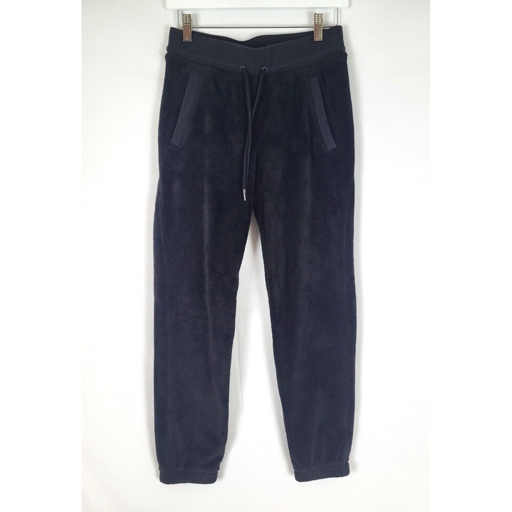 Athleta Double Cozy Karma Jogger Pants Size XS Black